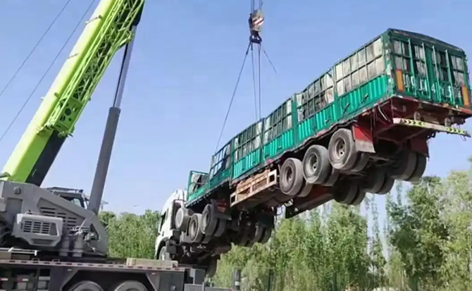 娄星区道路脱困救援案例